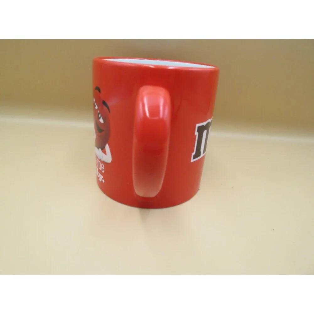 M & M's 2023Novelty Mug Red w/ words 